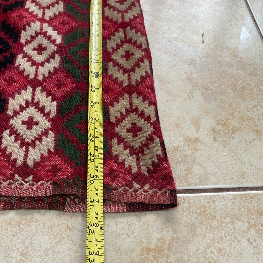 Geometric Patterned Throw Blanket RL INSPIRED PERFECT BY FIREPLACE/CHRISTMAS - Picture 4 of 8